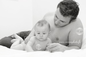 Christine Gaudissart Cocoon Photo Papa et Bébé